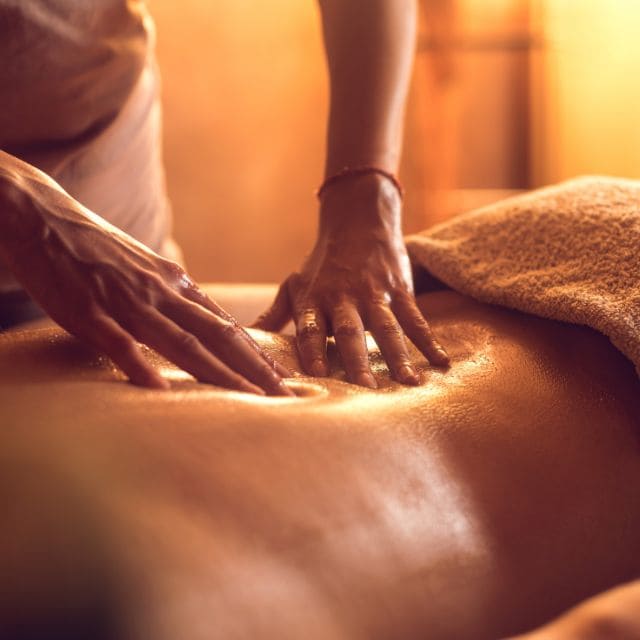 Relaxation massage session